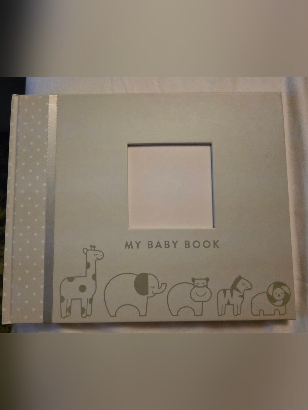 Neutral Grey 'My Baby Book' Baby Memory Album. Brand new